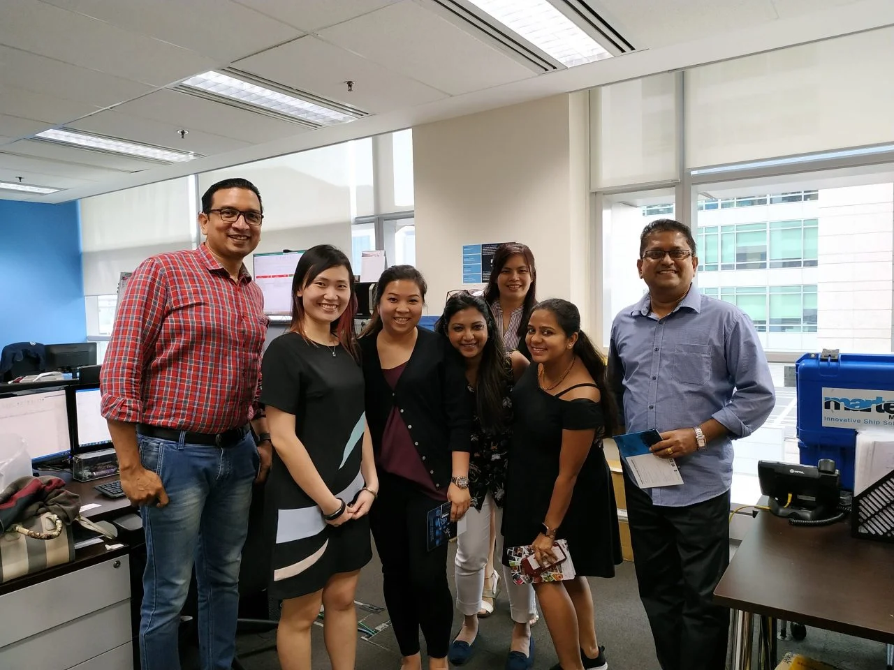 Friends at Regus Singapore